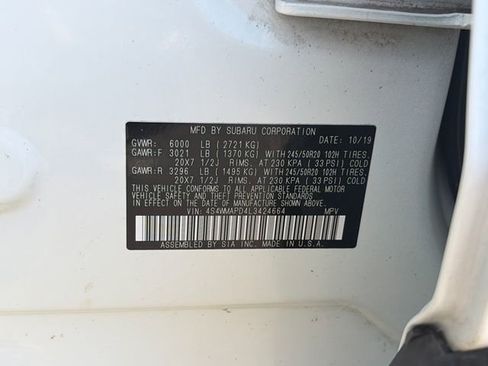 Used 2020 Subaru Ascent Limited w/ Technology Package AWD/4WD image 55