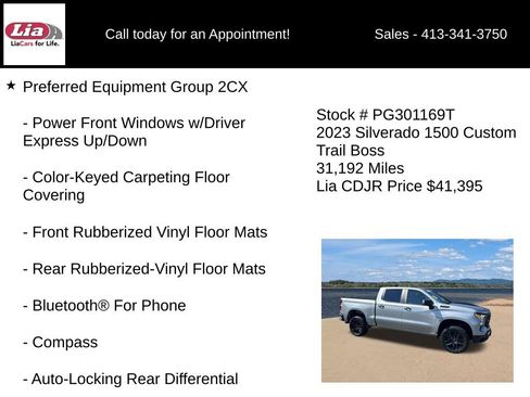 Used 2023 Chevrolet Silverado 1500 Custom Trail Boss w/ LPO, Dark Essentials Package AWD/4WD image 11
