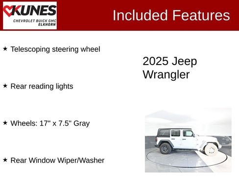 Used 2025 Jeep Wrangler Sport S image 3