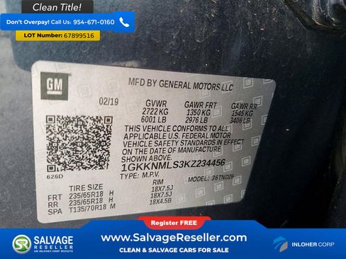 Used 2019 GMC Acadia SLT FWD image 17
