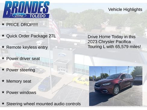 Used 2023 Chrysler Pacifica Touring-L FWD image 5