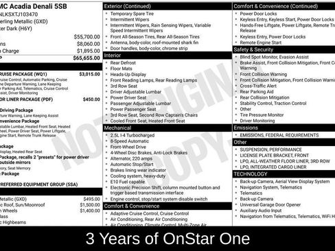 New 2026 GMC Acadia Denali w/ Super Cruise Package image 7