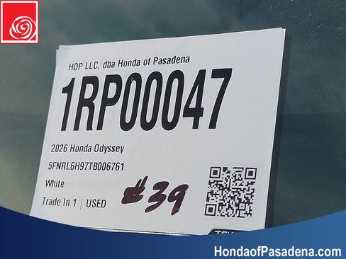 Certified 2026 Honda Odyssey Elite image 33