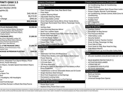 Used 2018 INFINITI QX60 AWD w/ Premium Plus Package image 34