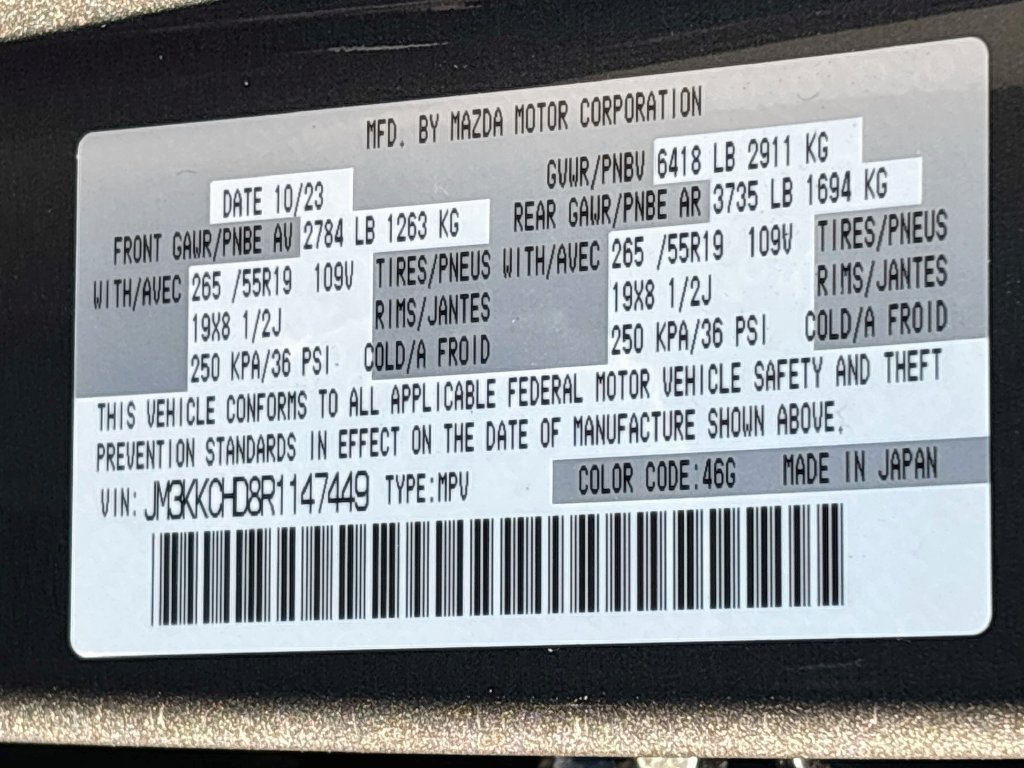 Certified 2024 MAZDA CX-90 3.3 Turbo w/ Preferred Plus AWD/4WD image 34
