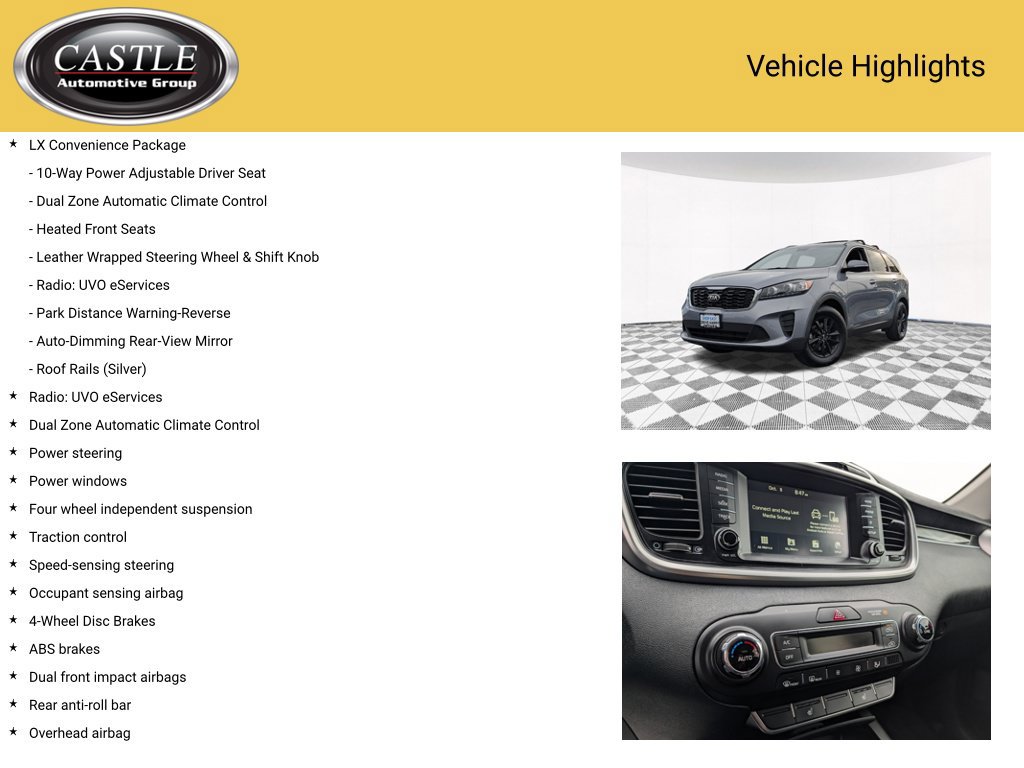Used 2019 Kia Sorento AWD w/ LX Convenience Package image 4