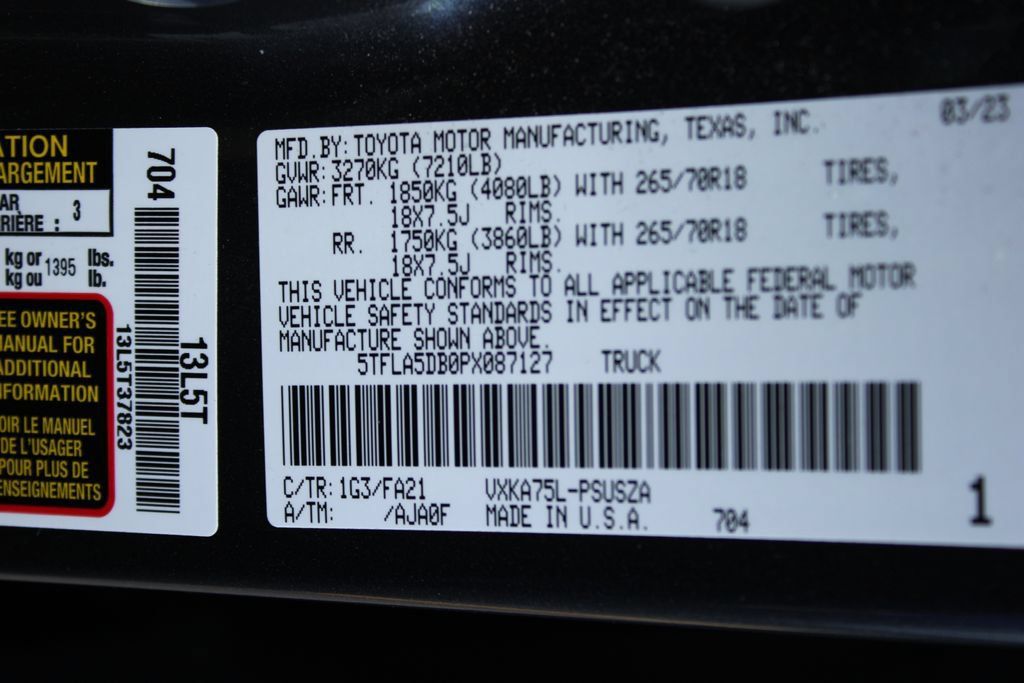 Used 2023 Toyota Tundra SR5 w/ SR5 Convenience Package AWD/4WD image 48