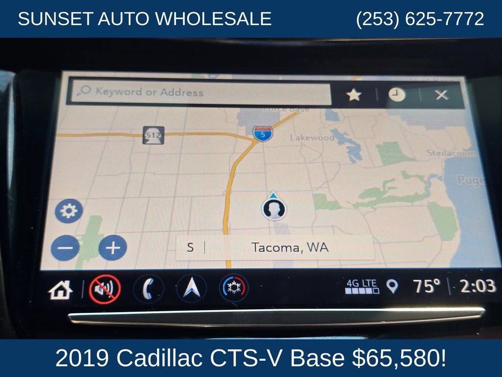 Used 2019 Cadillac CTS V w/ Carbon Fiber Package RWD image 33