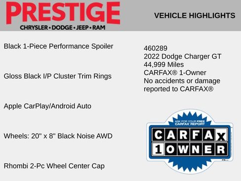Used 2022 Dodge Charger GT AWD/4WD image 8