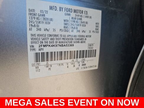 Used 2022 Ford Edge Titanium w/ Equipment Group 301A AWD/4WD image 43