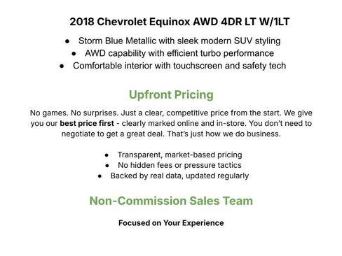 Used 2018 Chevrolet Equinox LT AWD/4WD image 3