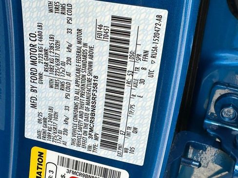 New 2025 Ford Bronco Sport Big Bend w/ Convenience Package image 15