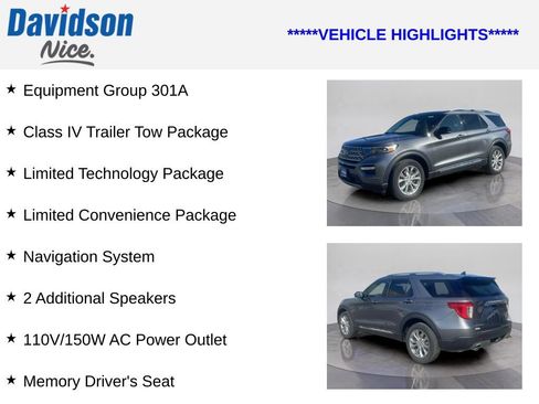 Used 2023 Ford Explorer Limited w/ Limited Technology Package image 4