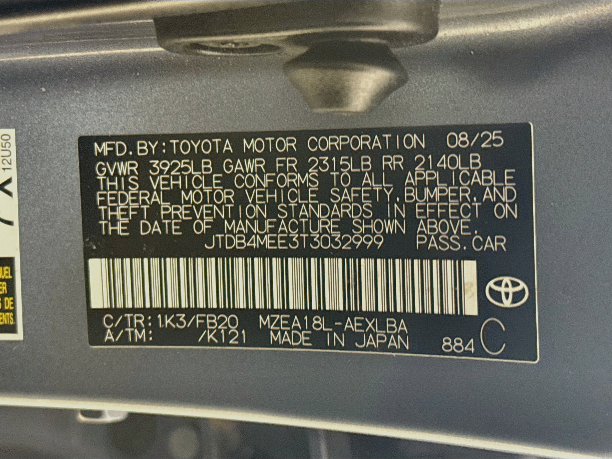 Certified 2026 Toyota Corolla LE FWD image 31