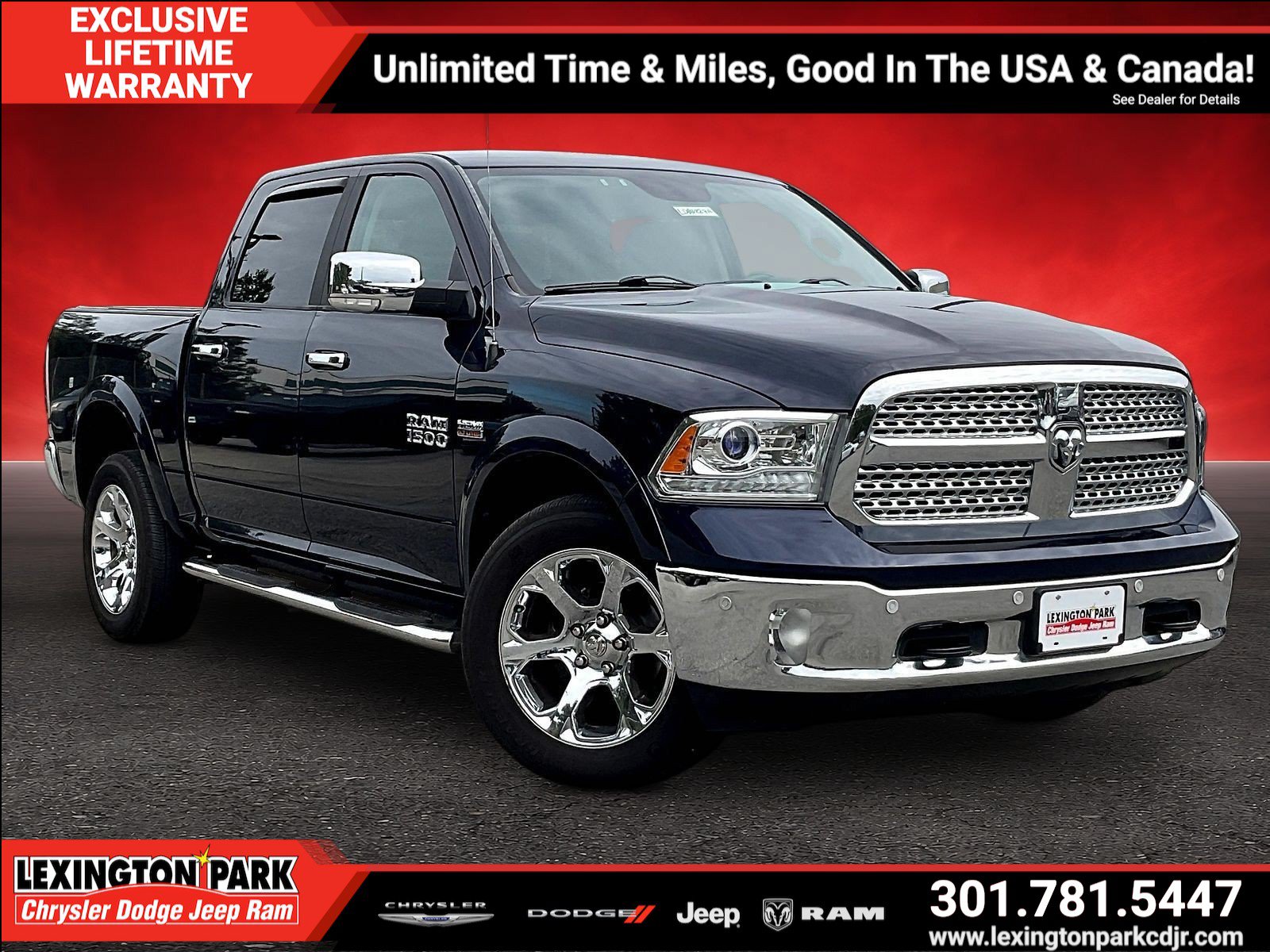 Used 2018 RAM 1500 Laramie w/ Convenience Group AWD/4WD image 1