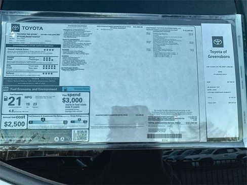 New 2025 Toyota Tacoma TRD Sport image 37