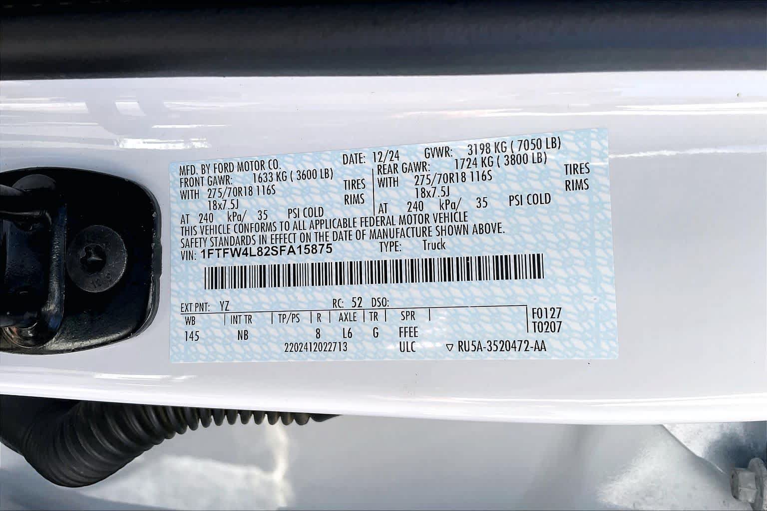 Used 2025 Ford F150 Tremor w/ Equipment Group 402A High AWD/4WD image 34