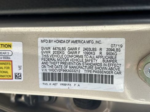 Used 2019 Honda Accord Touring image 33
