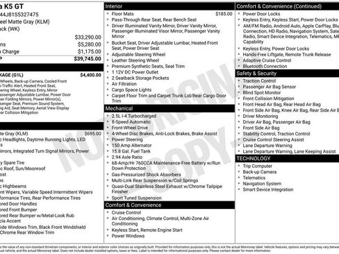 Used 2025 Kia K5 GT w/ GT1 Package FWD image 13