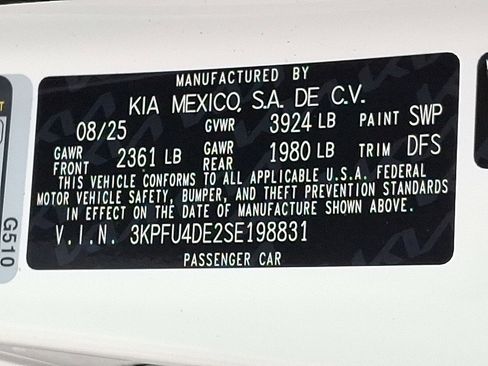 New 2025 Kia K4 EX image 16