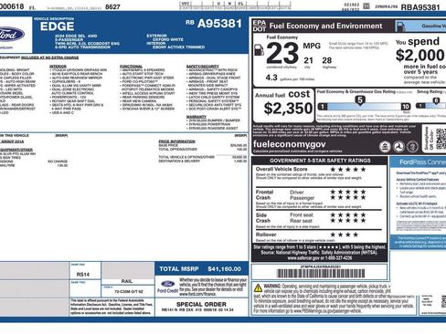 Used 2024 Ford Edge SEL AWD/4WD image 10
