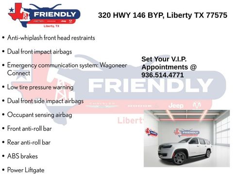Used 2024 Jeep Wagoneer Series II w/ Flexible Seating Group RWD image 20
