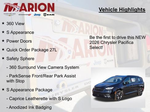 New 2026 Chrysler Pacifica Select FWD image 5