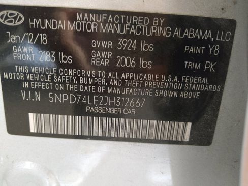 Used 2018 Hyundai Elantra SE FWD image 33
