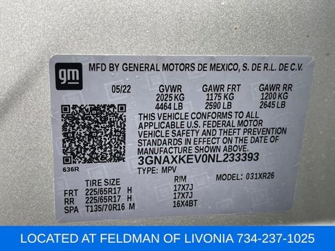 Certified 2022 Chevrolet Equinox LT image 10