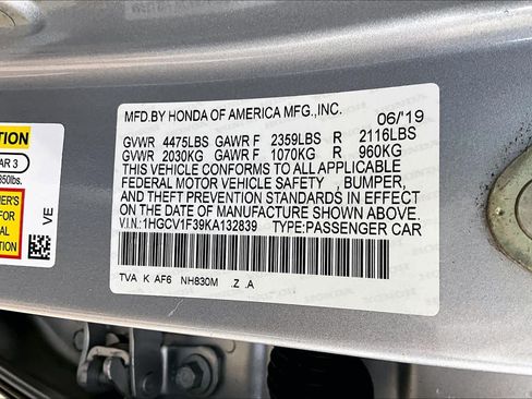 Certified 2019 Honda Accord Sport image 34