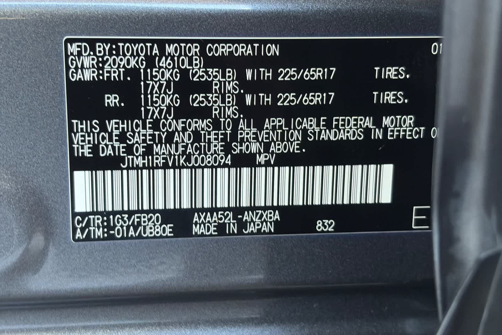 Used 2019 Toyota RAV4 LE FWD image 30