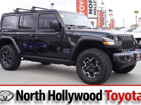 Used 2022 Jeep Wrangler Unlimited Rubicon 4xe w/ Cold Weather Group AWD/4WD image 1