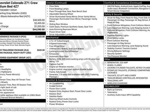 Used 2024 Chevrolet Colorado Z71 w/ Z71 Convenience Package 2 AWD/4WD image 7