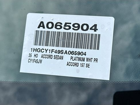 New 2025 Honda Accord SE image 26