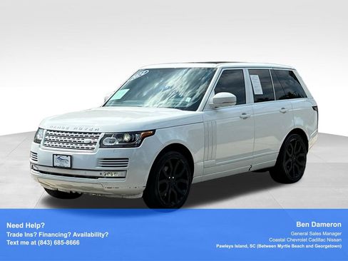 Used 2014 Land Rover Range Rover HSE AWD/4WD image 1