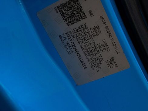 Used 2022 Chevrolet Corvette Stingray Premium Cpe w/ Battery Protection Package RWD image 47