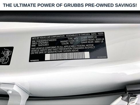 New 2026 Volvo XC90 T8 Plus w/ Protection Package Premier AWD/4WD image 31