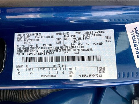 Used 2025 Ford F150 XLT w/ Equipment Group 301A Standard AWD/4WD image 31