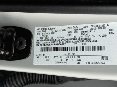 Used 2024 Ford F150 STX AWD/4WD image 34