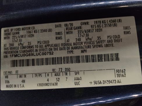 Used 2020 Ford Escape SE FWD image 33