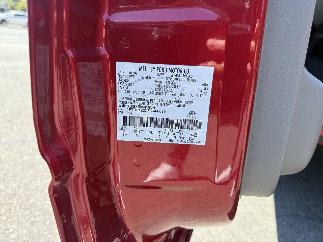 Used 2007 Ford F150 STX RWD image 24