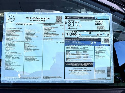 New 2026 Nissan Rogue Platinum w/ Platinum Premium Package image 19