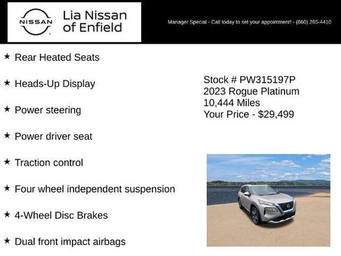 Certified 2023 Nissan Rogue Platinum w/ Platinum Premium Package AWD/4WD image 15