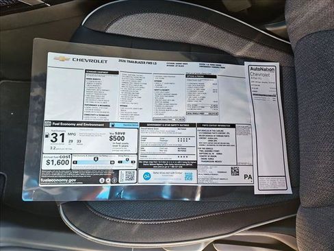 New 2026 Chevrolet TrailBlazer LS w/ LS Convenience Package FWD image 17
