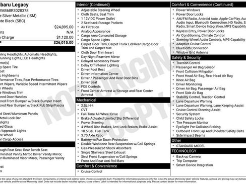 Used 2024 Subaru Legacy image 39