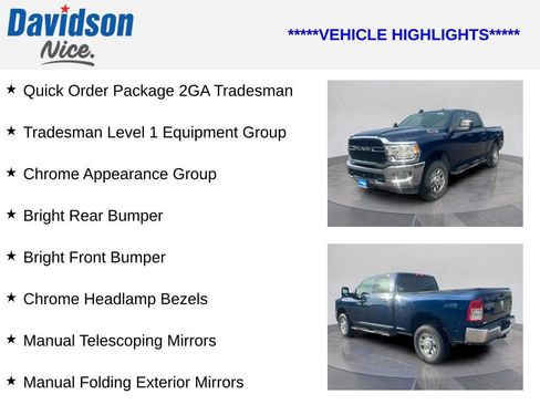 Used 2024 RAM 2500 Tradesman w/ Chrome Appearance Group AWD/4WD image 4