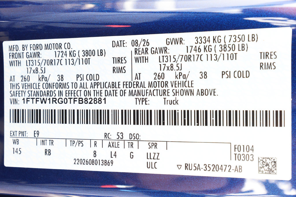 Used 2026 Ford F150 Raptor AWD/4WD image 12