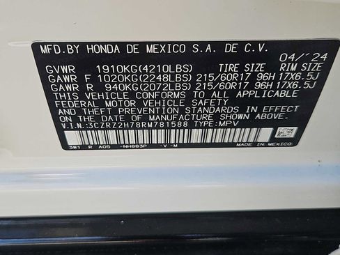 Certified 2024 Honda HR-V EX-L image 14