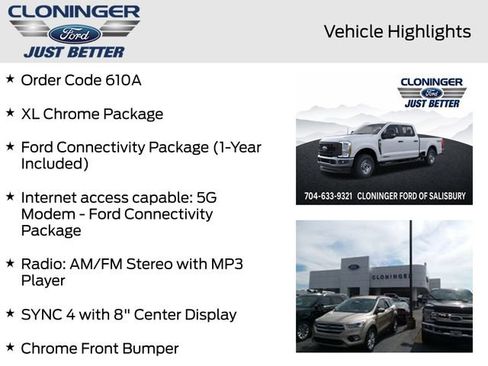 New 2026 Ford F350 XL w/ XL Chrome Package AWD/4WD image 9