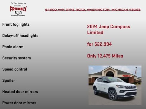 Used 2024 Jeep Compass Limited AWD/4WD image 25